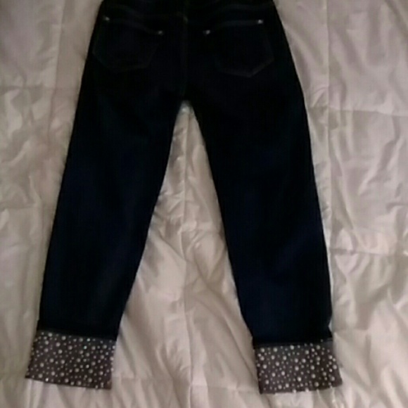 Ladies Rhinestone Jeans - Picture 4 of 5